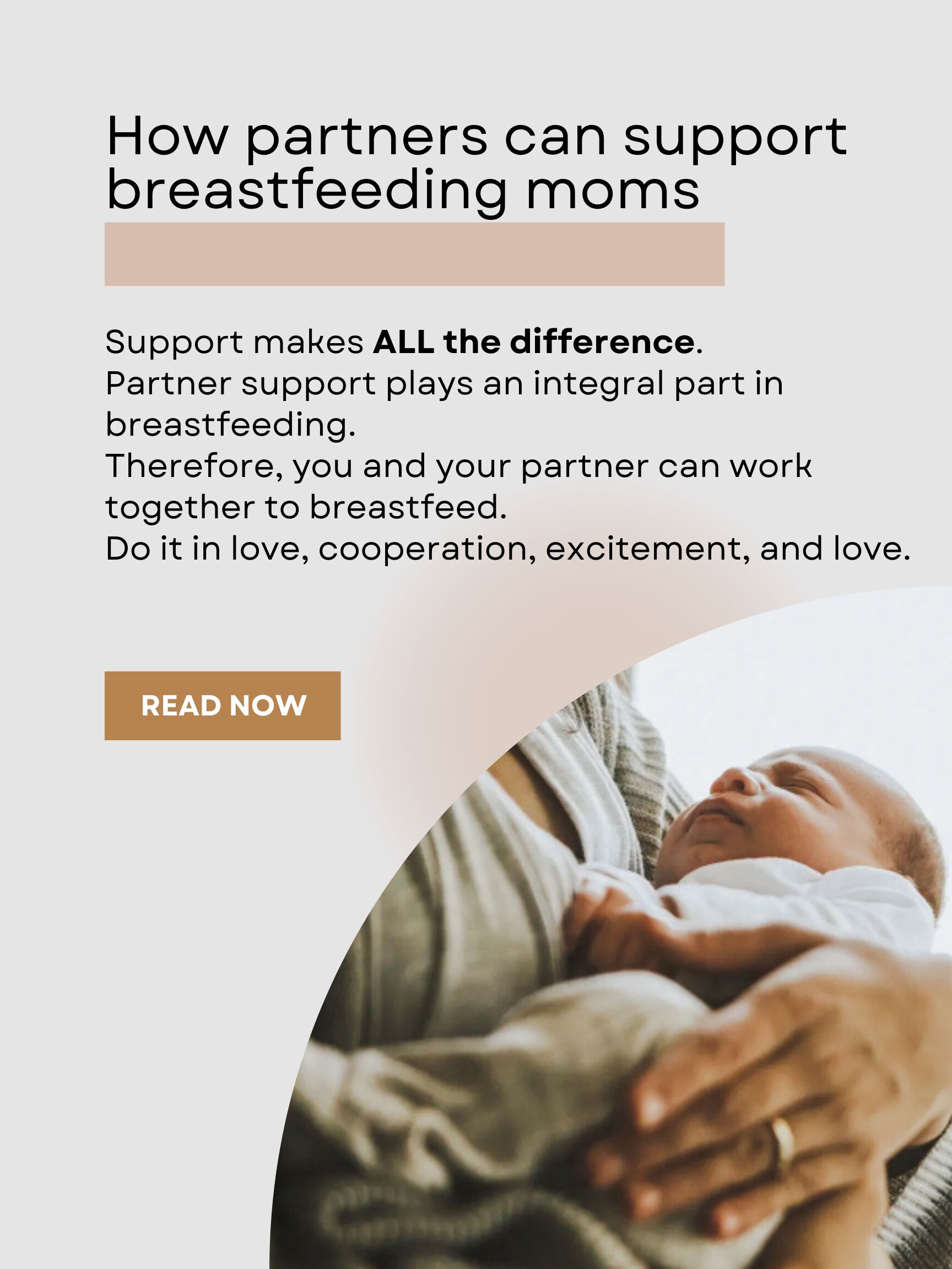 How partners can support breastfeeding moms Momcozy