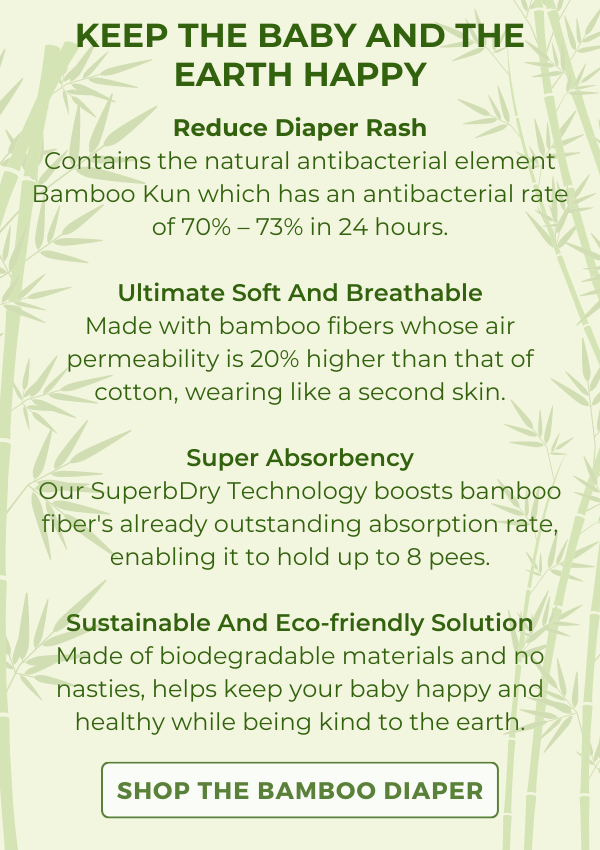 🌿New! Meet The Bamboo Diaper! Momcozy