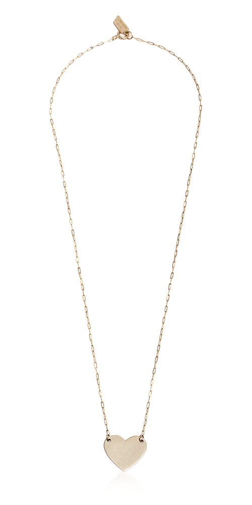 Yellow Gold Heart Necklace