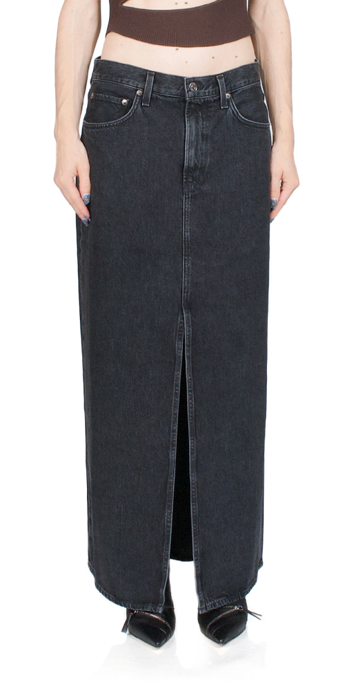 Leif Long Denim Skirt